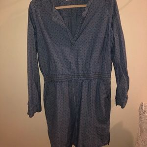 Denim dress with star design